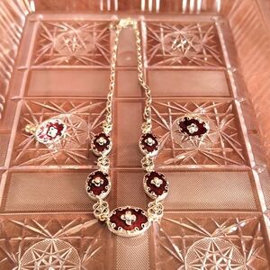 Vintage Napier necklace and earrings